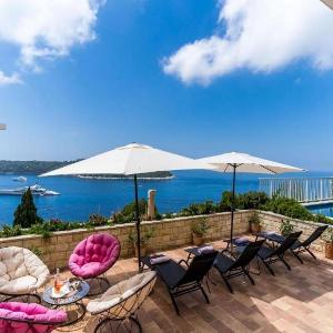 Antique Pearl of Dubrovnik VillaPanoramic&Sea view with Pool