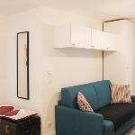 bright studio with balcony quiet location