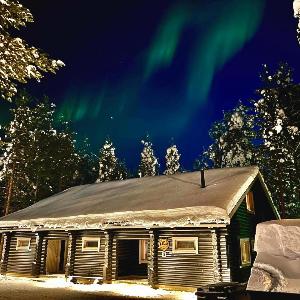 Bear Lodge Log Cabin Levi Centre by Levillenet