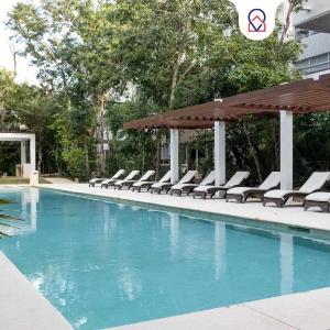 Modern Apt Tulum with 2 BDR Gym & Pool