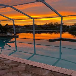 Cape Coral Private Pool on Canal 3BR
