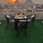 Alba pyramids view Cairo 