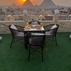 Alba pyramids view