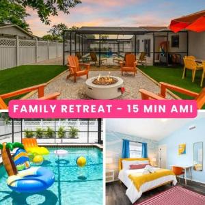 Heated Saltwater Pool - BBQ - Firepit - N Switch