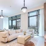 Elite LUX Holiday Homes - Dubai Creek Oasis 2BR Luxe w Burj View