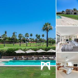 VACATION MARBELLA I Villa Milka Frontline Golf Giant Private Heated Pool Close to High-end Restaurants 8min Puerto Banus Cine Room