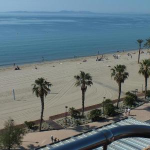 Apartamento 6 pers frente al mar terraza parking TV canales franceses - ES-204-68