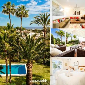 2 storey townhouse with large terrace garden BBQ and close to the beach in Elviria Marbella