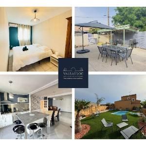 Valras-Loc Villa Familiale avec Piscine