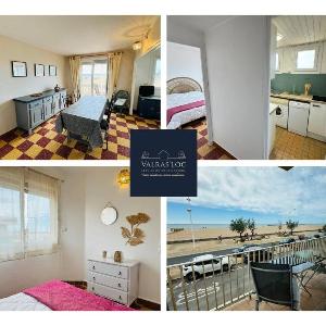Valras-Loc - Appartement en Front de Mer avec Balc