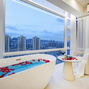 Baihong Sky View Studio with Deep Soak Tub - Jiefangbei Center