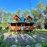 80PVR Log Home 20min to Bretton Woods AC Hot Tub wifi cable fireplace fire pit Bethlehem New Hampshire