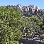Thiseio Acropolis and Temple of Hephaestus View Athens
