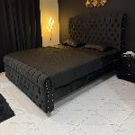 Modern Luxe Apartment with Stylish Black Interio