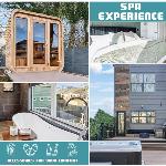 Luxury Spa Retreat Sauna Hot Tub and Fire Pit