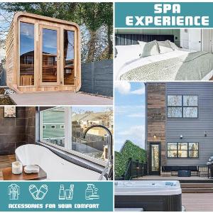 Luxury Spa Retreat Sauna Hot Tub and Fire Pit