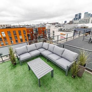 Rotermann Quarter Apartment with Rooftop Terrace & Panoramic View