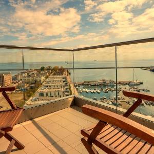 Platinium Sea Towers Gdynia - widok na morze