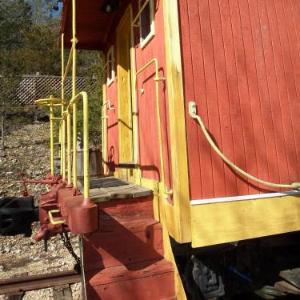 Livingston Junction Cabooses and Cabin