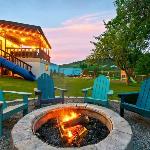 Downtown Lava - Views Huge Yard Slide Games Lava Hot Springs Idaho