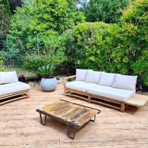House 5p with garden and pool aircon