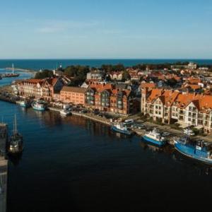 Apartamenty Bałtyckie - Bulwar Portowy - widok na port centrum najlepsza lokalizacja w Ustce