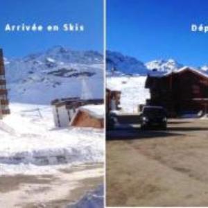 Appartement chaleureux à Val Thorens 36m² à 40m des pistes