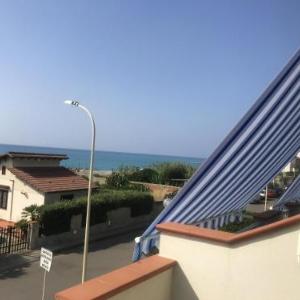 Apartment with 2 bedrooms in Capo d'Orlando with wonderful sea view and furnished balcony 50 m from the beach