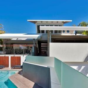 Sunshine Beach Retreat Pool Backyard