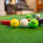 Views of Lone Peak and mini golf