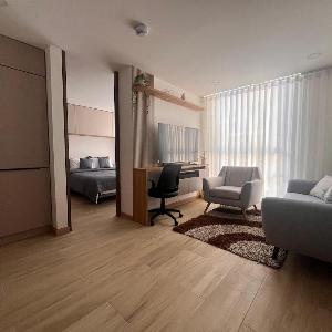 Bogotá Centro Cerca de Monserrate y La Candelaria Apartamento Moderno con Terraza panorámica 2 habitaciones