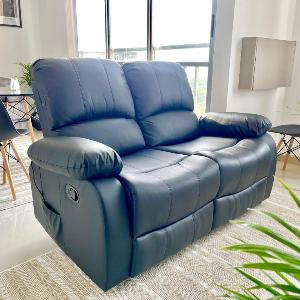 Relax with a views massage chairs and coffee station