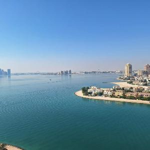Pearl of Viva Bahriya Beachfront Studio with Panoramic Sea View Balcony Pool & Private Beach