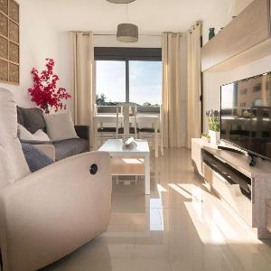Modern and Cozy Apartment with Pool Tennis Court and Common Areas in Torre del Mar