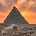 Regal pyramids view Cairo
