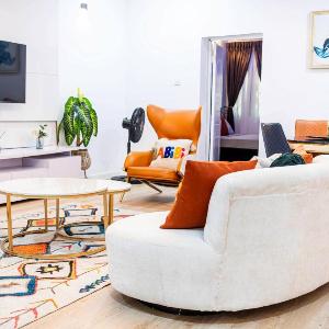 Stylish Lekki Phase 1 1BR Flat 24/7 Power