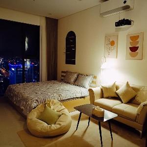 Căn hộ riêng 1 giường King view tầng cao Hải Phòng