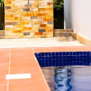 Modern pool house in Kampala
