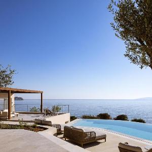 In Blue Villa Sea View Reverie with a Secluded Beach by etouri