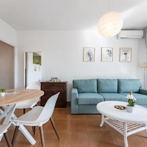 Perfect location! Walk a few minutes to restaurants lovely beach town train and bus