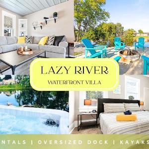 Lazy River- King bedsHottubFenced YardFire Pit