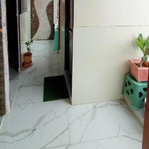 The Ghat Stays near Assi Ghat.