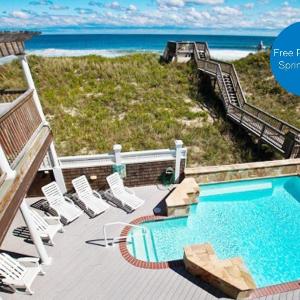 The Good Life - Nags Head MP 11 Oceanfront Elevator Pool w/Waterfall Hot Tub Pets OK Flex Stays
