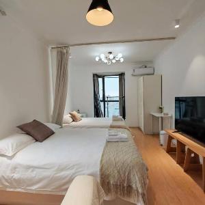 HaiJiao - Downtown Multi-Bed Flat with City-View Windows