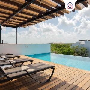 Modern PH with Private Pool in Tulum 2 Bedrooms