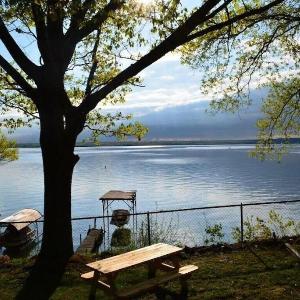 Anthony Beach - Seneca Lakefront Retreat w Covered Dock Lounge Area - Hot Tub & Fire Pit - Pets OK
