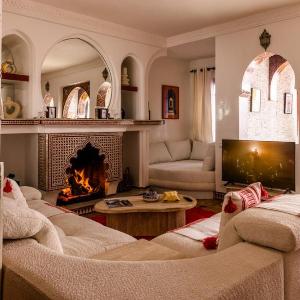 Maison Riad dans la Palmeraie de Marrakech avec piscine