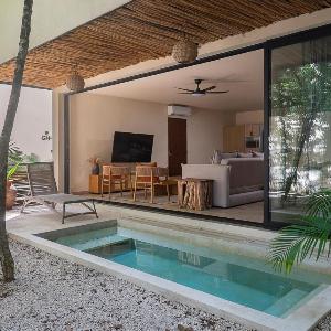 Private Pool Paradise in Aldea Zama 2BR