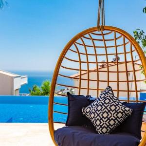 Kalkan 3 bedroom seaview villa with private Indoor and Outdoor Pool