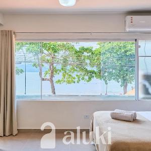 Itagua - Loft 2 · Frente ao mar na orla do Itaguá | Roupas de cama